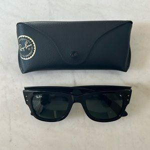 Ray-Ban Sunglasses. Mega Wayfarer. Brand New! Never been used. All black